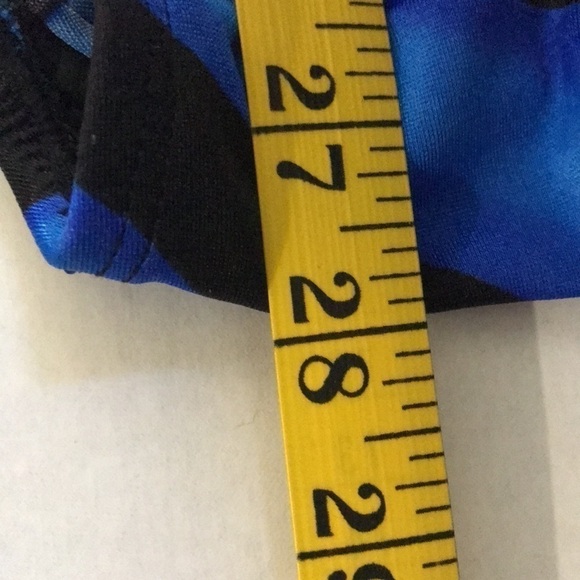 ROBBY Len Women’s Swimsuit Size 12 Rainbow Multi Color stripe Structured cup EUC - Picture 8 of 12